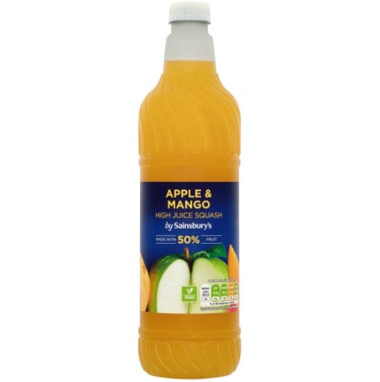 Picture of By Sainsbury's High Juice Apple & Mango Squash
