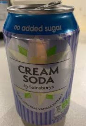 Picture of By Sainsbury's Cream Soda No Added Sugar