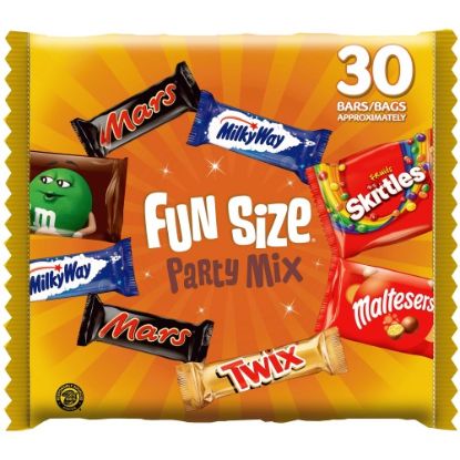 Picture of Fun Size Party Mix 30 mini Bags per bag