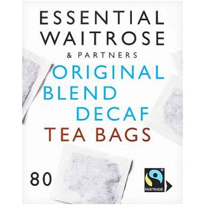 Picture of Essential Waitrose: Original Blend Decaf Tea Bags